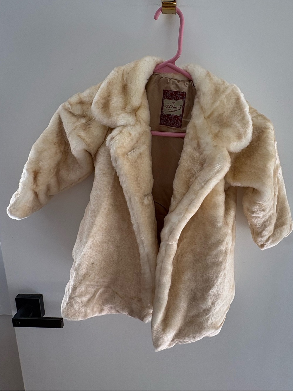 Vintage Old Navy Faux Fur Coat — Girls 3T
